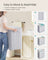 Laundry Hamper - Bamboo - Dove Grey - Removable and Machine Washable with Lid and Handles