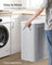 Laundry Hamper - Bamboo - Grey - 100L with Lid and Handles