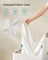 Laundry Hamper - Bamboo - White - 100L with Lid and Handles