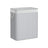 Divided Laundry Basket - Bamboo - Grey - 100L Capacity with Removable Liners and Lid