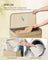 Laundry Basket - Bamboo - Natural - 90 L with Removable Liner and Lid