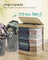 Laundry Basket - Bamboo - Natural - 90 L with Removable Liner and Lid