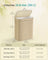Laundry Basket - Bamboo - Natural - 90 L with Removable Liner and Lid