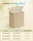 Laundry Basket - Bamboo - Natural - 130 L Capacity with Removable Liner and Lid