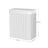 Laundry Hamper - Wood - Distressed Grey - Removable Lid and Liner Bag