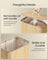 90L Bamboo Laundry Hamper - Bamboo - Collapsible