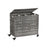 Handwoven Laundry Basket - Rattan - Grey - Features 3 Separate Compartments with Lid and Removable Liner Bags