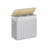 Laundry Hamper - Fabric - Natural - 3 Sections with Clip-on Lid and Handles