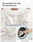 Laundry Hamper - Fabric - Natural - 3 Sections with Clip-on Lid and Handles