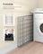 Laundry Basket - Metal Wire Frame - Silver and Classic Black - Collapsible with Removable and Washable Liner