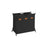 Laundry Hamper - Fabric - Ink Black - 3 Sections with Collapsible X-Frame