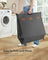 Laundry Hamper - Fabric - Slate Grey - 3-Section X-Frame Design