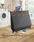 Laundry Hamper - Fabric - Slate Grey - 4 Sections with Collapsible X-Frame