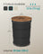 Round Laundry Hamper - Fabric - Ink Black - Versatile with Removable Liner