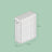 Laundry Hamper - Synthetic Rattan - Cloud White - Foldable with Lid and Removable Bag