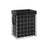 Laundry Basket - Metal Wire Frame - Silver and Classic Black - 110L Capacity with Removable Liner
