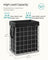Laundry Basket - Metal Wire Frame - Silver and Classic Black - 110L Capacity with Removable Liner