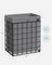 Collapsible Laundry Basket - Metal Wire Frame - Ink Black and Slate Grey - Removable and Washable Liner