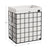 Collapsible Laundry Basket - Metal Wire Frame - Ink Black - Removable and Washable Liner