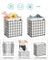 Collapsible Laundry Basket - Metal Wire Frame - Ink Black - Removable and Washable Liner