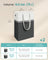 Collapsible Laundry Hamper Set of 2 - Fabric - Ink Black - 75 L Capacity