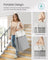 Collapsible Laundry Hampers - Fabric - Dove Grey - Set of 2