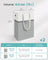 Collapsible Laundry Hampers - Fabric - Dove Grey - Set of 2