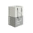 Large Laundry Basket - Fabric - Light Grey - 90L Capacity with 2 Compartments and Foldable Design