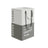 Large Laundry Basket - Fabric - Dark Grey - 90L Capacity with 2 Compartments