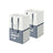 Laundry Basket Set - Fabric - Light Grey - 90L
