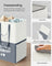 Laundry Basket Set - Fabric - Light Grey - 90L