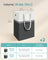 Laundry Hamper Set - 110 L Total Capacity - Fabric - Ink Black - Collapsible with Short and Long Handles