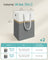 Collapsible Laundry Hampers Set of 2 - Fabric - Slate Grey - Easy to Transport and Clean