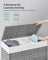 Laundry Basket - Rattan-Style - Natural - 3 Compartments with Removable Liner and Lid