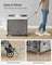Laundry Basket - Rattan-Style - Natural - 3 Compartments with Removable Liner and Lid
