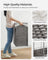 Laundry Basket - Rattan-Style - Natural - 3 Compartments with Removable Liner and Lid