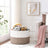 Laundry Basket - 100L with Handle - Cotton Rope - Brown & Beige