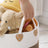 Laundry Basket - 100L with Handle - Cotton Rope - Brown & Beige