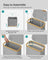 Laundry Basket - Oxford Fabric - Dove Grey - Slim