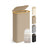 Laundry Basket - Oxford Fabric - Camel Brown - Space-Saving with Lid and Removable Mesh Liner