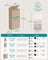Laundry Basket - Oxford Fabric - Camel Brown - Space-Saving with Lid and Removable Mesh Liner