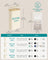 Laundry Basket - Oxford Fabric - Cream White - Slim Design with Lid and Removable Mesh Liner