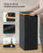 Laundry Basket - Oxford Fabric - Ink Black - Slim Design with Lid and Removable Mesh Liner