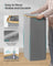 Laundry Basket - Oxford Fabric - Dove Grey - Slim Design with Lid and Removable Mesh Liner