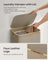 Laundry Basket - Oxford Fabric - Camel Brown - Slim Design with Lid and Removable Mesh Liner