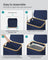 Laundry Basket - Oxford Fabric - Charcoal Blue - Slim