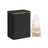Large 130L Laundry Basket - Oxford Fabric - Ink Black - Collapsible with Lid and Removable Mesh Liner