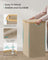 Laundry Basket - Oxford Fabric - Camel Brown - 2-Section with Lid and Removable Mesh Liner