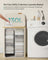 Laundry Basket - Oxford Fabric - Cream White - 130L Capacity