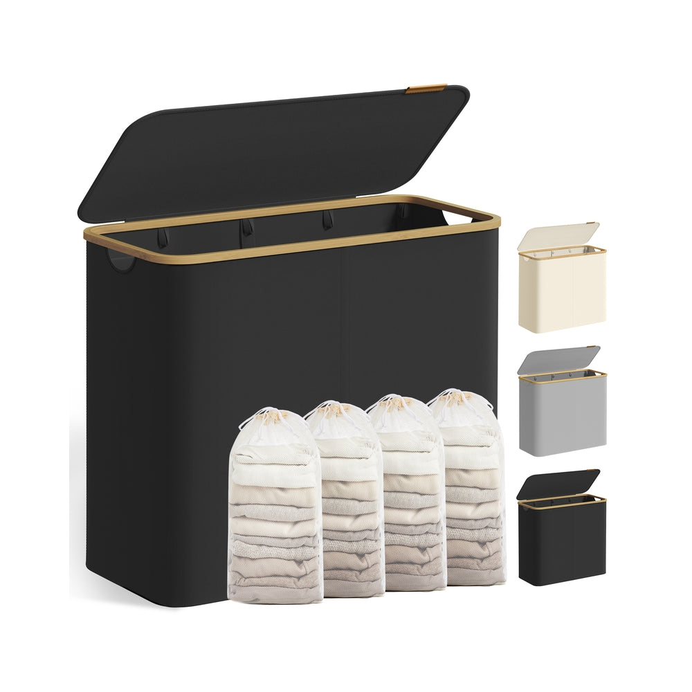 Laundry Basket - Oxford Fabric - Slim Design